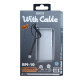 Charger, Battery Pack - REMAX RPP-19 10000mAh Fast Charging Power Bank 20W+22.5W Type-C with Cable - Grey, wholesale price