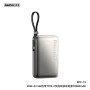 Charger, Battery Pack - REMAX RPP-19 10000mAh Fast Charging Power Bank 20W+22.5W Type-C with Cable - Grey, wholesale price