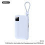 Chargeur Portable, Batterie Externe - Power Bank à Charge Rapide 22.5W avec Double Câble 10000mAh FC-13 REMAX - Bleu, prix de gr