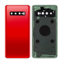 Back Glass - Samsung Galaxy S10 (G973F) Rear Window Prism Red (No Logo), wholesale price