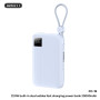 Power Bank, Charger - REMAX FC-15 22.5W Fast Charging Power Bank with Dual Cable 20000mAh - Black, wholesale price