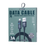 Connectique, Chargeur - Câble USB-A pour iPhone - Lightning 15W Alliage de Zinc Horizontal REMAX C01-AL3A - 1.2M - Noir, prix de