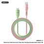 Charging Cable, Connector - REMAX CB16(C-L) 30W Type-C to Lightning Cable for iPhone - Glamorous Braid Design with Aluminum Allo