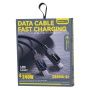 Charging Cable, USB Cord - Zinc Alloy C-L Lightning Cable with 30W Fast Charging REMAX Scrolling Lights CB09(C-L) - 1.2M - Blue,