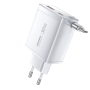 Chargeur USB, Adaptateur Secteur - Chargeur GaN avec Câble Type-C Télescopique Lightning 30W REMAX U02-AC30Wc - EU - Blanc, prix