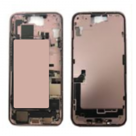iPhone 15 Rear Chassis Pink eSIM Battery Original Grade AB - No Rear Glass