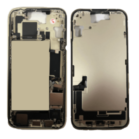 Smartphone Frame - iPhone 15 Plus Yellow Chassis without Rear Glass without Battery (Original Disassembled) Grade A, wholesale p