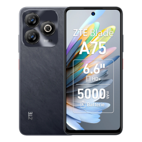 Mobile Phone, Smartphone - ZTE Blade A75 14GB RAM + 256GB Storage Dual SIM - Black - New, wholesale price
