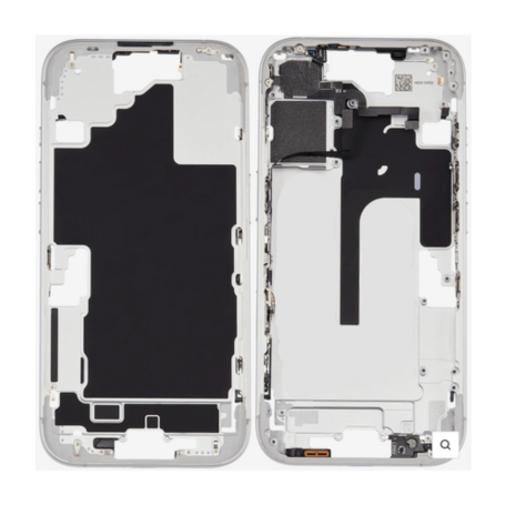 Smartphone Apple, Téléphone - Chassis iPhone 16 sans Vitre Arrière sans Batterie Blanc eSIM US (Origine Demonté) Grade AB, prix 