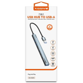 Connectivity Hub, Port Expander - XSSIVE XSS-HUB14 7-in-1 USB HUB/USB-A Adapter, wholesale price