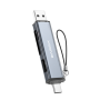 Multi-lecteur, Adaptateur - Lecteur de carte USB2.0 USB-A/USB-C XSSIVE XSS-OTG17, prix de gros.