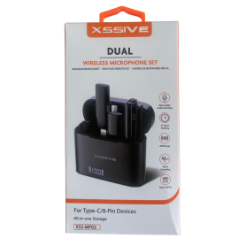 Microphone, Micro-cravate - Ensemble de Microphone-Cravate sans fil Type-C/8-Pin Magnétique 21h Max Xssive XSS-MP03, prix de gro