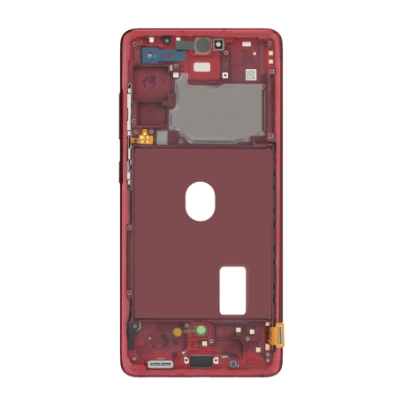 Cadre, Structure - Châssis Samsung Galaxy S20 FE (G780F/G781B) Bleu, prix de gros.