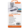 Adaptateur, Cordon - Câble Audio Stéréo USB-C/2 RCA JACKS - 1,5M - XSSIVE XSS-C-2RCA, prix de gros.