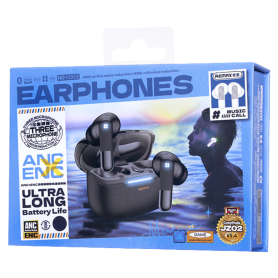 Casque Bluetooth, Oreillettes - Écouteurs Sans Fil Trois Micphones ANC+ENC Réduction du Bruit Remax CozyPods JZ02 - Noir, prix d