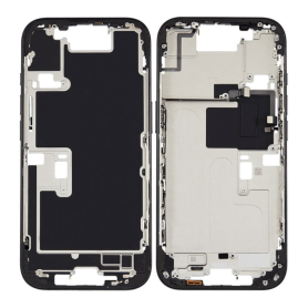 Chassis, Frame - iPhone 16 Pro Rear Chassis without Rear Glass without Battery Titanium Black (Original Disassembled) Grade A, w