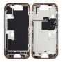 Replacement Frame - iPhone 16 Pro Rear Chassis without Rear Glass without Battery Titanium Sand (Original Disassembled) Grade A,