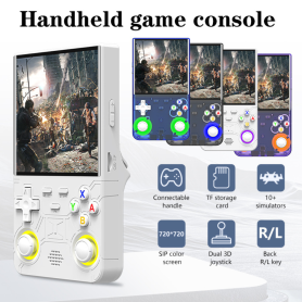 Gaming Device, Handheld Console - Mini Portable Video Game Console R36 ULTRA 4" Screen 64 GB - Purple, wholesale price