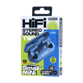 Casque, Oreillettes - Écouteurs Sans Fil Remax TWS CozyBuds SH01 - Bleu, prix de gros.