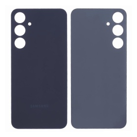 Dos, Coque, Panneau - Vitre arrière Samsung Galaxy A35 Bleu Nuit sans Contour Lentille (Original Démontée) - Grade A, prix de gr