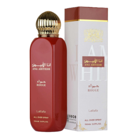 Fragrance, Perfume - Lattafa Eau de Parfum Body Spray Ana Abiyedh - Red - Women - 150ml, wholesale price