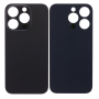 Dos, Coque, Panneau - Vitre Arrière iPhone 14 Pro Max Titane Noir (Grand trou) Sans Logo, prix de gros.