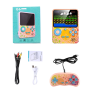 Handheld Console, Gaming Device - Mini Portable Video Game Console with Powerbank 6000mAh G6 3.5" Screen 128GB - Pink Blue, whol