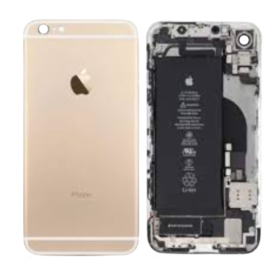 Chassis, Frame - iPhone 6 Gold Complete Chassis - without Charging Connector + Battery (Original Disassembled) Broken Lens, whol