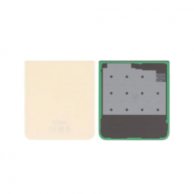 Back Glass, Rear Cover - copy of Samsung Galaxy Z Flip 6 (F741) Cream Lower Back Glass (Original Disassembled) - Grade A, wholes