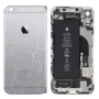 Replacement Parts - iPhone 6 Plus Complete Chassis Grey - Charging Connector + Battery (Original Disassembled) Broken Lens, whol