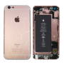Replacement Parts - iPhone 6S Plus Pink Complete Chassis - Charging Connector + Battery (Original Disassembled) Broken Lens, who