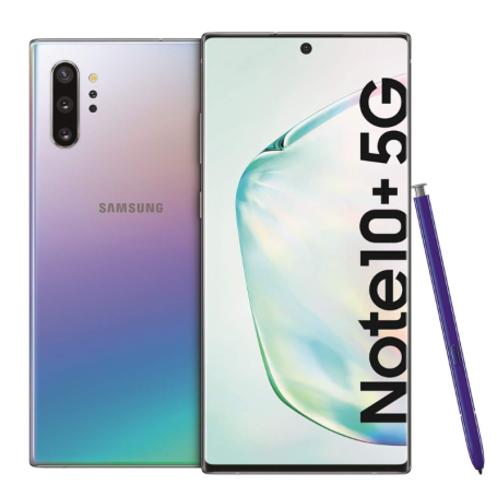 Smartphone, Téléphone - Samsung Galaxy Note 10 Plus 5G 256 Go Argent - Grade A, prix de gros.