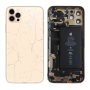 Parts, Components - iPhone 12 Pro Max Gold Complete Chassis - Charging Connector + Battery (Original Disassembled) - Broken, who