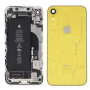 Châssis Complet iPhone XR Jaune - Connecteur de Charge + Batterie (Origine Demonté) - Cassé