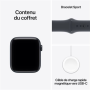 Smartwatch, Bracelet Connecté - Montre Connectée Apple Watch Series SE 3 GPS 44mm Aluminium Minuit Avec Bracelet Sport S/M - Neu