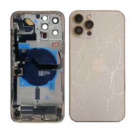 iPhone Parts - iPhone 12 Pro Gold Full Frame - Charging Connector without Battery (Original Disassembled) - Broken, wholesale pr
