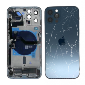 Replacement Parts - iPhone 12 Pro Blue Full Frame - Charging Connector without Battery (Original Disassembled) - Broken, wholesa