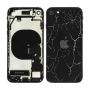 Accessories, Components - iPhone SE 2020 Black Full Frame - Charging Connector Without Battery (Original Disassembled) - Broken,