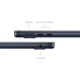Ordinateur Portable, Laptop - MacBook Air 15" MRYU3KS/A - 8Go/256Go SSD - Apple M3 - Minuit - Neuf - QWERTY, prix de gros.