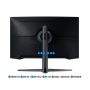 Display, Screen - Curved Gaming Monitor Samsung Odyssey G7 C27G74TQSR LC27G74TQSRXZG 27 WQHD - 240 Hz - Refurbished with Charger