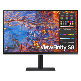Moniteur, Display - Écran PC Samsung ViewFinity S80 S32B800PXP LS32B800PXPXEN 32" UHD - 3840 x 2160 - Noir - Occasion avec Charg