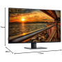 Écran, Display - Écran PC Dell UltraSharp U4320Q 43" UHD - 3840 x 2160 / IPS / 60 Hz - Noir - Occasion avec Chargeur Câble, prix