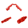 Security Device, Lock System - ABS anti-theft hook lock - Magnetic unlocking mechanism - 6mm - 100Pcs, wholesale price