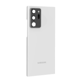 Vitre arrière, Dos - Vitre arrière Samsung Galaxy S20 Ultra (G988B) Sans Contour lentille Blanc (Original Démonté) - Grade A, pr