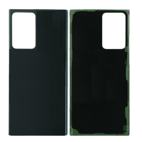 Back Glass, Rear Cover - Samsung Galaxy Note 20 Ultra 4G/5G (N985/N986) Rear Window without Lens Black (Original Disassembled) -