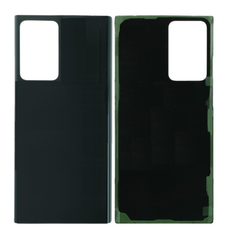Back Glass, Rear Cover - Samsung Galaxy Note 20 Ultra 4G/5G (N985/N986) Rear Window without Lens Black (Original Disassembled) -