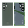 Dos, Coque arrière - Vitre Arrière Samsung Galaxy S23 Ultra (S918B) Sans Contour Lentille Vert (Original Démonté) - Grade A, pri