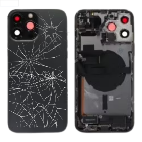 Mobile Parts - Chassis Empty iPhone 13 Pro Max Black (Origin Dismantled) - Broken, wholesale price