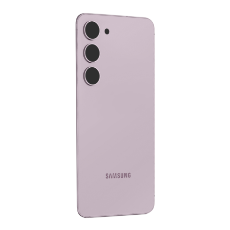 Back Glass, Rear Cover - Vitre Arrière Samsung Galaxy S23 (S911B) Sans Contour Lentille Lavande (Original Démonté) - Grade A, wh