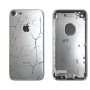 Back Frame, Housing - Empty Frame iPhone 7 Plus Silver - Broken, wholesale price